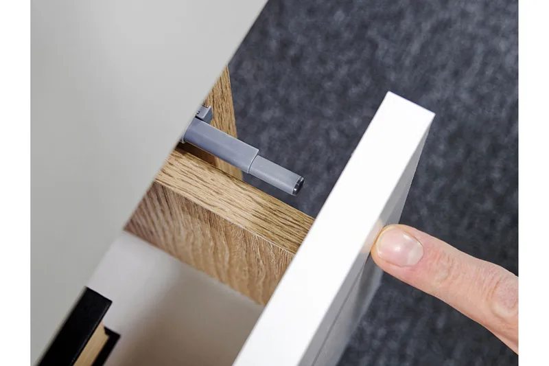 Kubana Skrivbord 130 cm med Förvaring Lådor - Grå/Vit - Products - Möbler - Bord & matgrupp - Kontorsbord - Datorbord