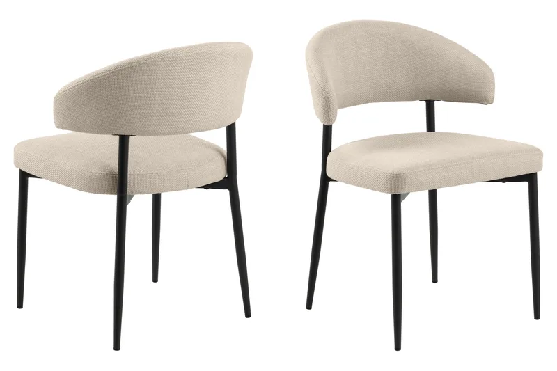 Kopparbo Matbord 200 cm med 6 Sawako Stolar - Natur - Products - Möbler - Bord & matgrupp - Matgrupp