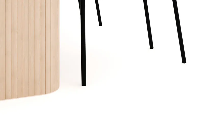 Kopparbo Matgrupp 180-240 cm Förlängningsbart med 4 Gemmiano Matstolar - Whitewash - Products - Möbler - Bord & matgrupp - Matgrupp