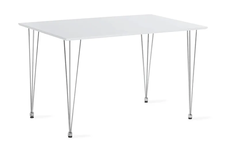 Kronblom Matbord 120 cm +  4 st Nibe stol beige med ek ben - Vit/Beige - Products - Möbler - Bord & matgrupp - Matgrupp