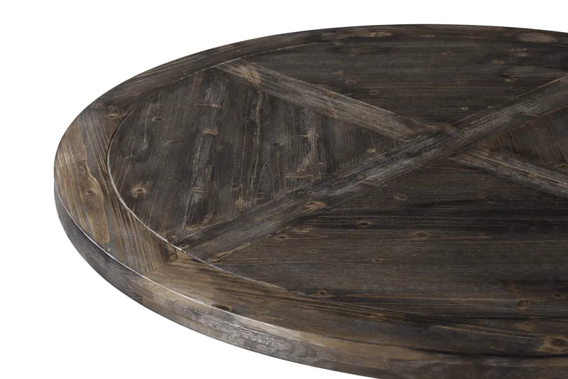 Lyon Matbord 150 cm Runt - Natur/Vit - Products - Möbler - Bord & matgrupp - Matbord & köksbord