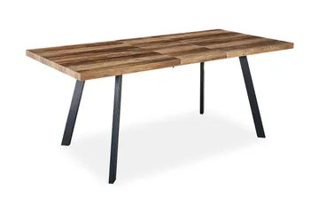 Marcelen Matbord Förlängningsbart med illäggsskiva +  6 st Nibe stol beige med valnöt ben - Brun/Beige - Products - Möbler - Bord & matgrupp - Matgrupp