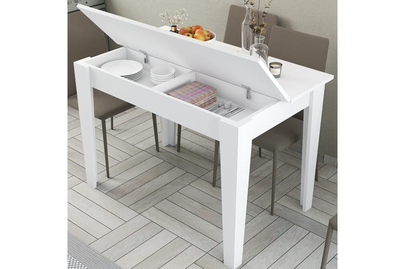 Levents Matbord 110x72 cm Vit - Hanah Home - Products - Möbler - Bord & matgrupp - Matbord & köksbord
