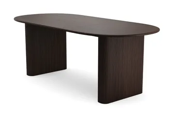 Noira Förlängningsbart Matbord 160/220x100 cm Fanér, Rökt ek