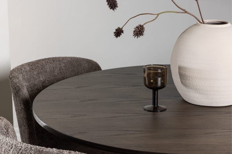 Olivia Matgrupp 110 cm Rund med 4 Modesto stolar - Beige - Products - Möbler - Bord & matgrupp - Matgrupp