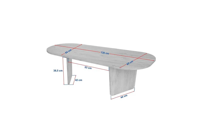 Omari Soffbord 130 cm - Beige - Products - Möbler - Bord & matgrupp - Soffbord
