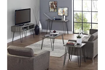 Owen Soffbord 107 cm Grå/Svart - Dorel Home - Products - Möbler - Bord & matgrupp - Soffbord