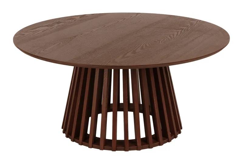 Peyra Soffbord Runt 86 cm Fanér, Valnöt