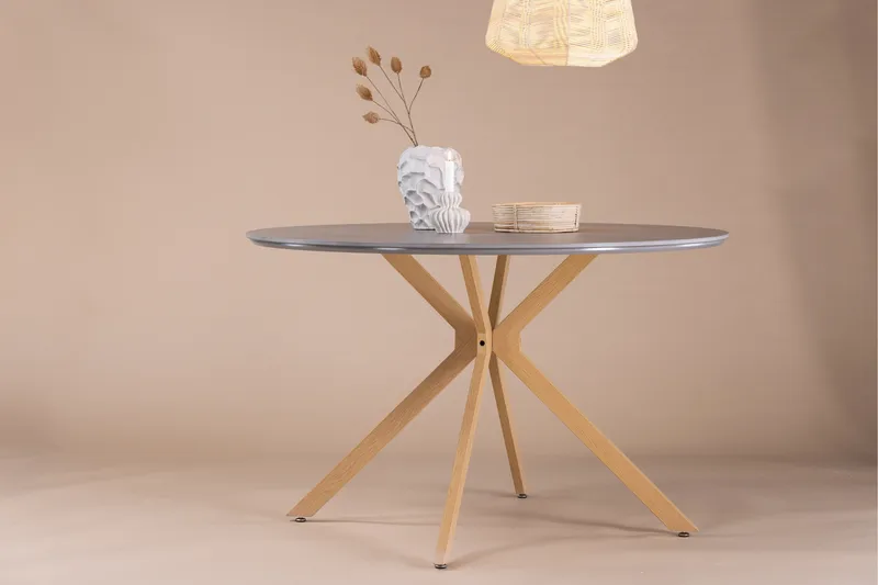 Piazza Runt Matbord 120 cm - Grå - Products - Möbler - Bord & matgrupp - Matbord & köksbord