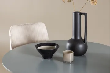 Plaza Matgrupp 100 cm Rund med 4 Leone stolar - Grå/Beige - Products - M öbler - Bord & matgrupp - Matgrupp