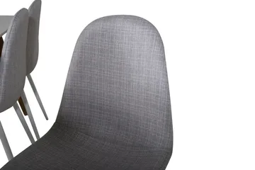 Polar Matgrupp 180 cm Rektangulär med 6 Polar stolar - Grå - Products - Möbler - Bord & matgrupp - Matgrupp