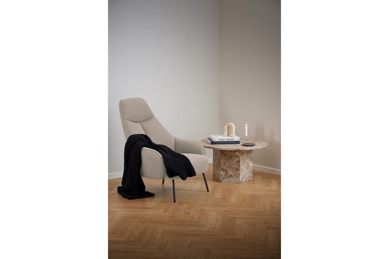 Prisa Runt Soffbord i Marmor Sten 80 cm - Beige - Products - Möbler - Bord & matgrupp - Soffbord