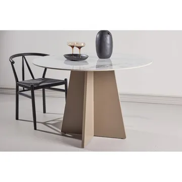 Runt matbord Bootcut - Beige - Products - Möbler - Bord & matgrupp - Matbord & köksbord