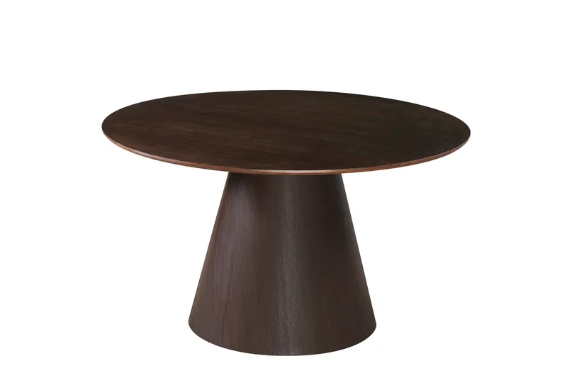 Siena Matbord Runt 130cm, Rökt ek