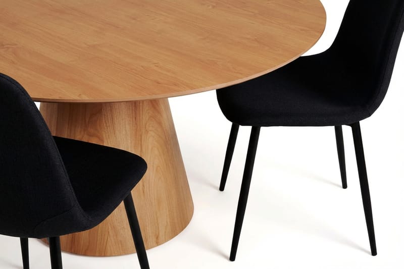 Siena Matgrupp runt 150 cm Ek med 6 Nibe Matstolar - Ek - Products - Möbler - Bord & matgrupp - Matgrupp