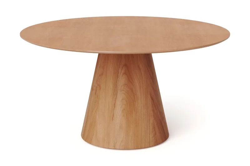 Siena Stort Matbord Runt 150cm Fanér - Ek - Products - Möbler - Bord & matgrupp - Matbord & köksbord