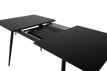 Silar Matbord 120 cm Förlängningsbart - Svart - Products - Möbler - Bord & matgrupp - Matbord & köksbord