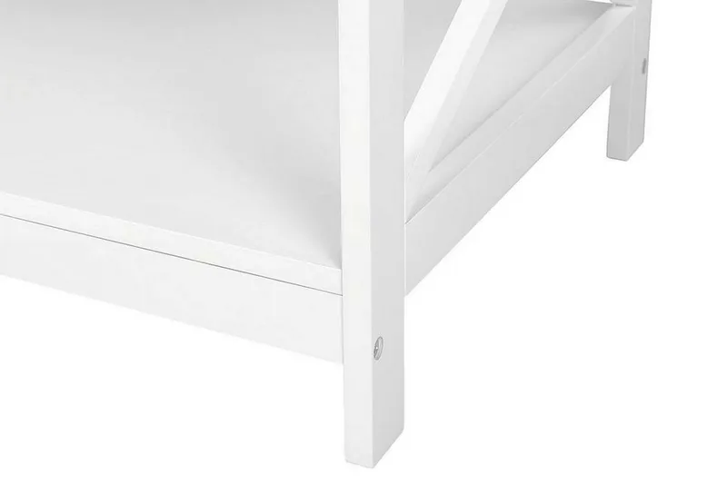 Fostia Soffbord 100 cm med Förvaring Hylla - Vit - Products - Möbler - Bord & matgrupp - Soffbord - Soffbord med förvaring