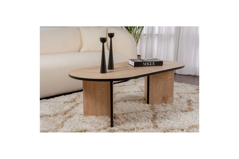 Soffbord Hasina Safirek Svart - Safirek Svart - Products - Möbler - Bord & matgrupp - Soffbord