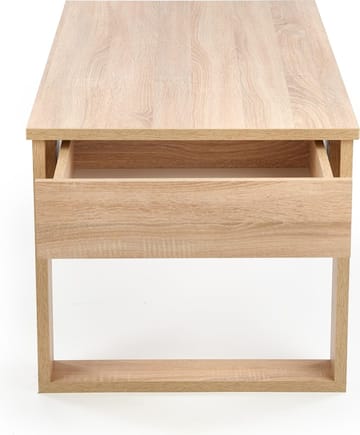 Soffbord med lådor 110x 60 cm ljus ek - Sonoma ek - Products - Möbler - Bord & matgrupp - Soffbord - Soffbord med förvaring