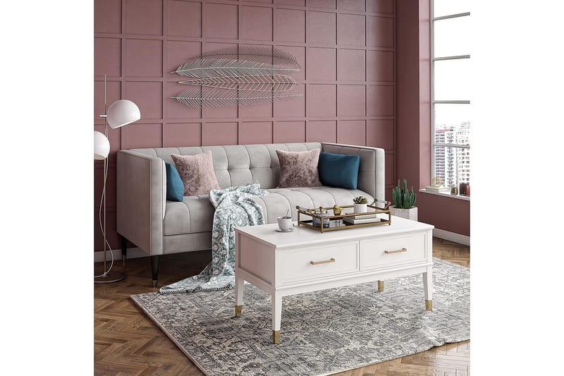Westerleigh Soffbord 106 cm Höj och Sänkbart m Förvaring Låd - CosmoLiving - Products - Möbler - Bord & matgrupp - Soffbord - Höj och sänkbart soffbord