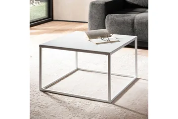Soffbord Wohnling metall fyrkantig, modern stil Vit - Vit - Products - Möbler - Bord & matgrupp - Soffbord