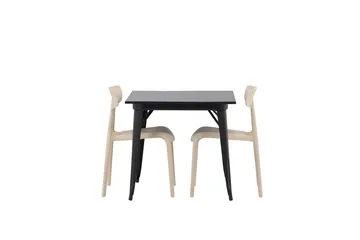 Tempe Matgrupp 80 cm Rektangulär med 2 Ursholmen stolar - Beige - Products - Möbler - Bord & matgrupp - Matgrupp