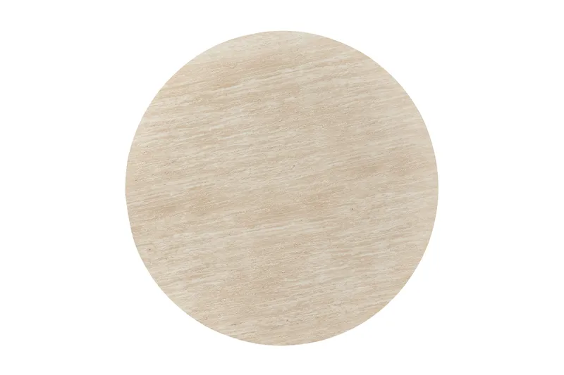 Uppveda Matbord Runt 120 cm Travertin utseende - Beige - Products - Möbler - Bord & matgrupp - Matbord & köksbord