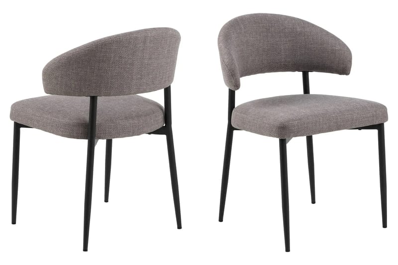 Uppveda Ovalt Matbord 180x90 cm med 4 Sawako Greige Stolar - Travertin/Greige - Products - Möbler - Bord & matgrupp - Matgrupp