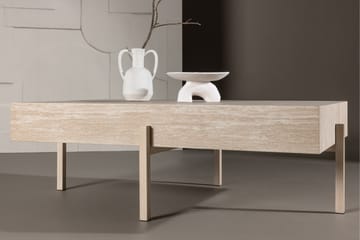 Vadholmen Soffbord 130x82 cm Rektangulär - Whitewash - Products - Möbler - Bord & matgrupp - Soffbord