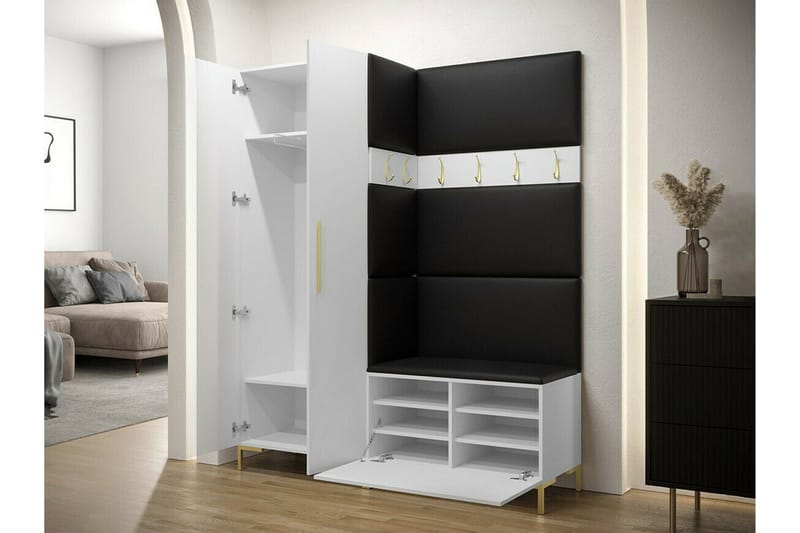 Dunvegan Hallmöbelset 158x44 cm - Mörkbrun - Products - Möbler - Hallmöbler - Möbelset för hall & entre