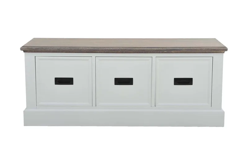 Verdell Bänk 120 cm, Vit
