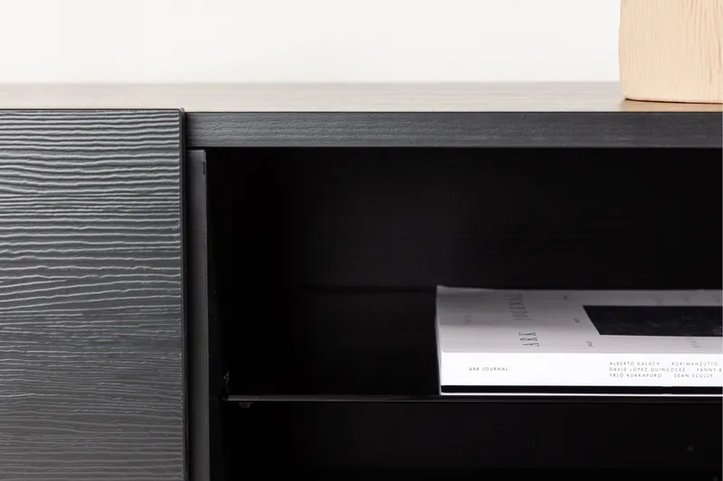 Cuenca Tv-bänk 160x47 cm - Svart - Products - Möbler - TV- & Mediamöbler - TV bänk & mediabänk