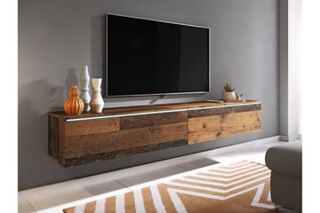 Cuguen Tv-skåp 180 cm Vit LED - Natur - Products - Möbler - TV- & Mediamöbler - TV bänk & mediabänk