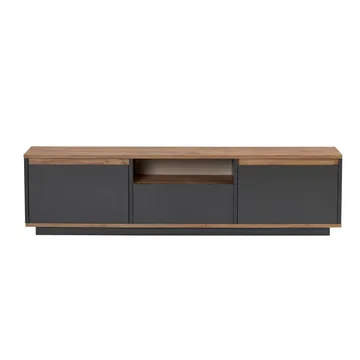 Domar Tv-bänk 160 cm - Antracit, Atlantic pine - Products - M öbler - TV- & Mediamöbler - TV bänk & mediabänk