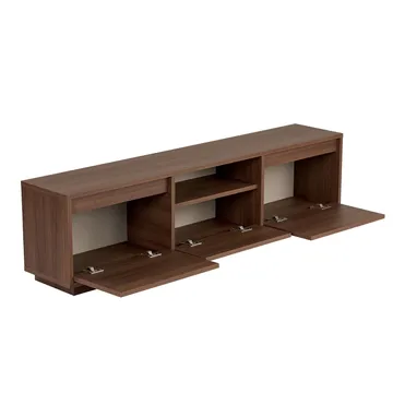 Domar Tv-bänk 160 cm - Valnöt - Products - Möbler - TV- & Mediamöbler - TV bänk & mediabänk