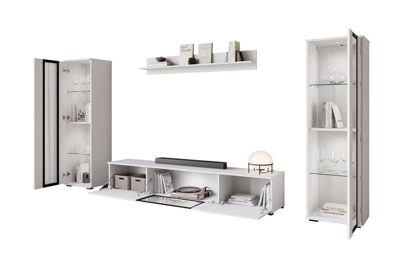 Gamal Tv-möbelset - Vit - Products - Möbler - TV- & Mediamöbler - TV-möbelset