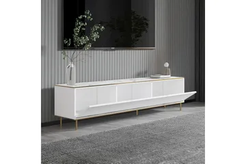 Imaj Tv-bänk 180 cm - Vit marmor/Guld - Products - Möbler - TV- & Mediamöbler - TV bänk & mediabänk