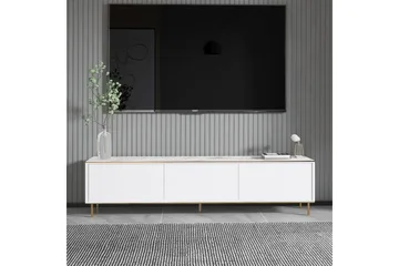 Imaj Tv-bänk 180 cm - Vit marmor/Guld - Products - Möbler - TV- & Mediamöbler - TV bänk & mediabänk