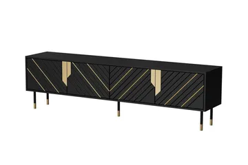 Juniskär Tv-skåp 204 cm - Svart - Products - Möbler - TV- & Mediamöbler - TV-skåp