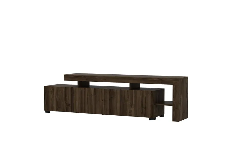 Jurukovo Tv-bänk 192x37 cm Brun - Hanah Home - Products - Möbler - TV- & Mediamöbler - TV bänk & mediabänk