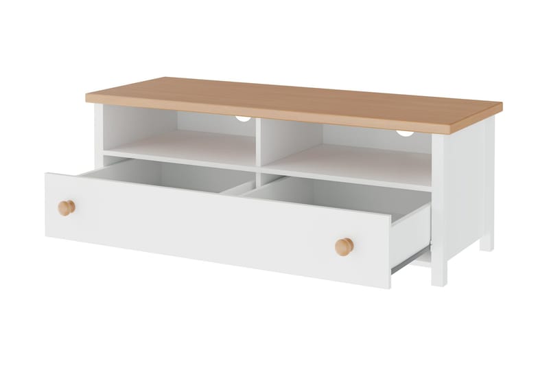 Storys Tv-bänk 120x42 cm - Vit - Products - Möbler - TV- & Mediamöbler - TV bänk & mediabänk