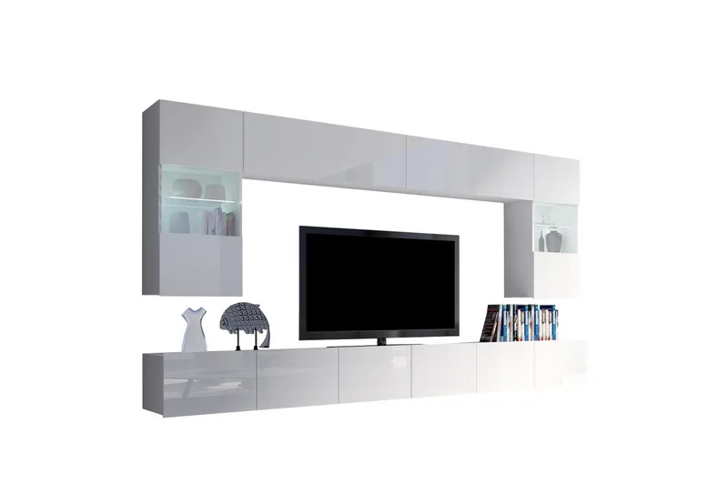 Tessan Tv-möbelset, Vit