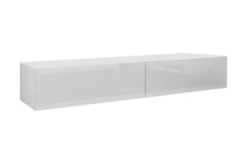 Vasil TV-bänk 180 cm - Vit/Vit Högglans - Products - Möbler - TV- & Mediamöbler - TV bänk & mediabänk