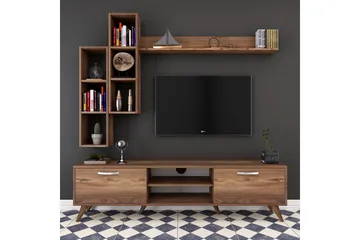 Virkesbo TV-Möbelset 180 cm - Brun - Products - Möbler - TV- & Mediamöbler - TV-möbelset