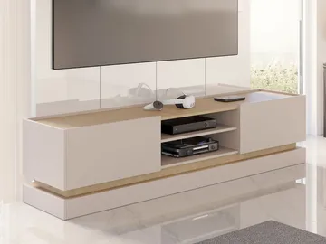 Zelric Tv-bänk 200 cm - Beige - Products - Möbler - TV- & Mediamöbler - TV bänk & mediabänk