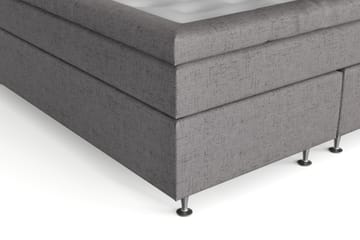 Belda Kontinentalsäng 160x200Fast - Grå - Products - Möbler - Säng - Kontinentalsäng