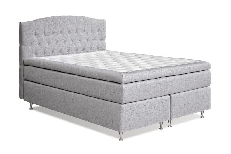 Belda Kontinentalsäng 160x200Fast - Ljusgrå - Products - Möbler - Säng - Kontinentalsäng