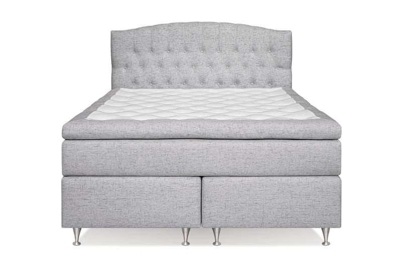 Belda Kontinentalsäng 160x200Fast/Medium - Ljusgrå - Products - Möbler - Säng - Kontinentalsäng
