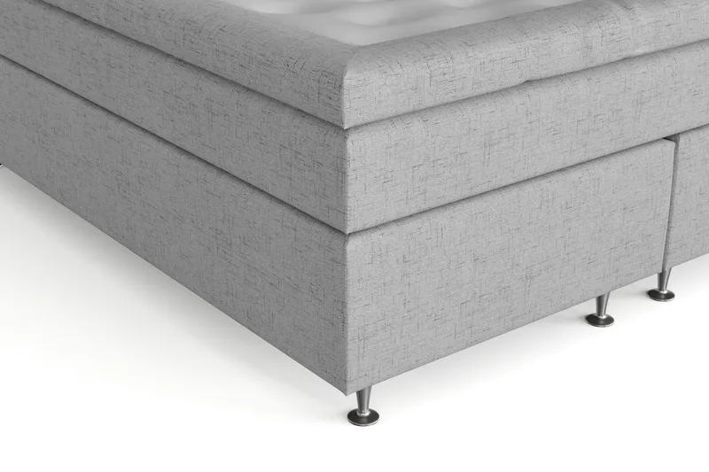 Belda Kontinentalsäng 180x200Fast - Ljusgrå - Products - Möbler - Säng - Kontinentalsäng